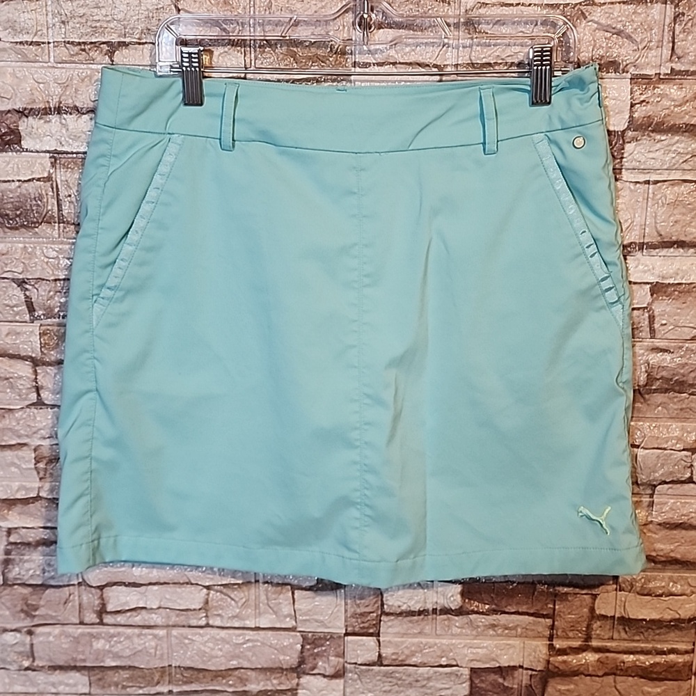 Puma Light Blue Skort with Logo